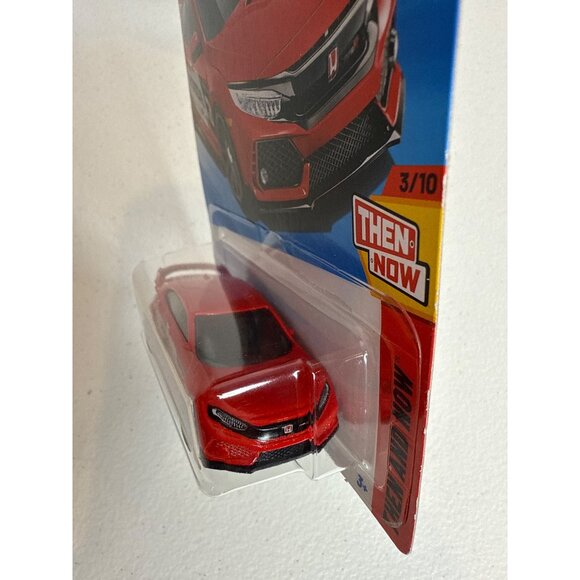 Hot Wheels 2018 Honda Civic Type R Red HW Then and Now 3/10 137/365 1:64 - Picture 6 of 6